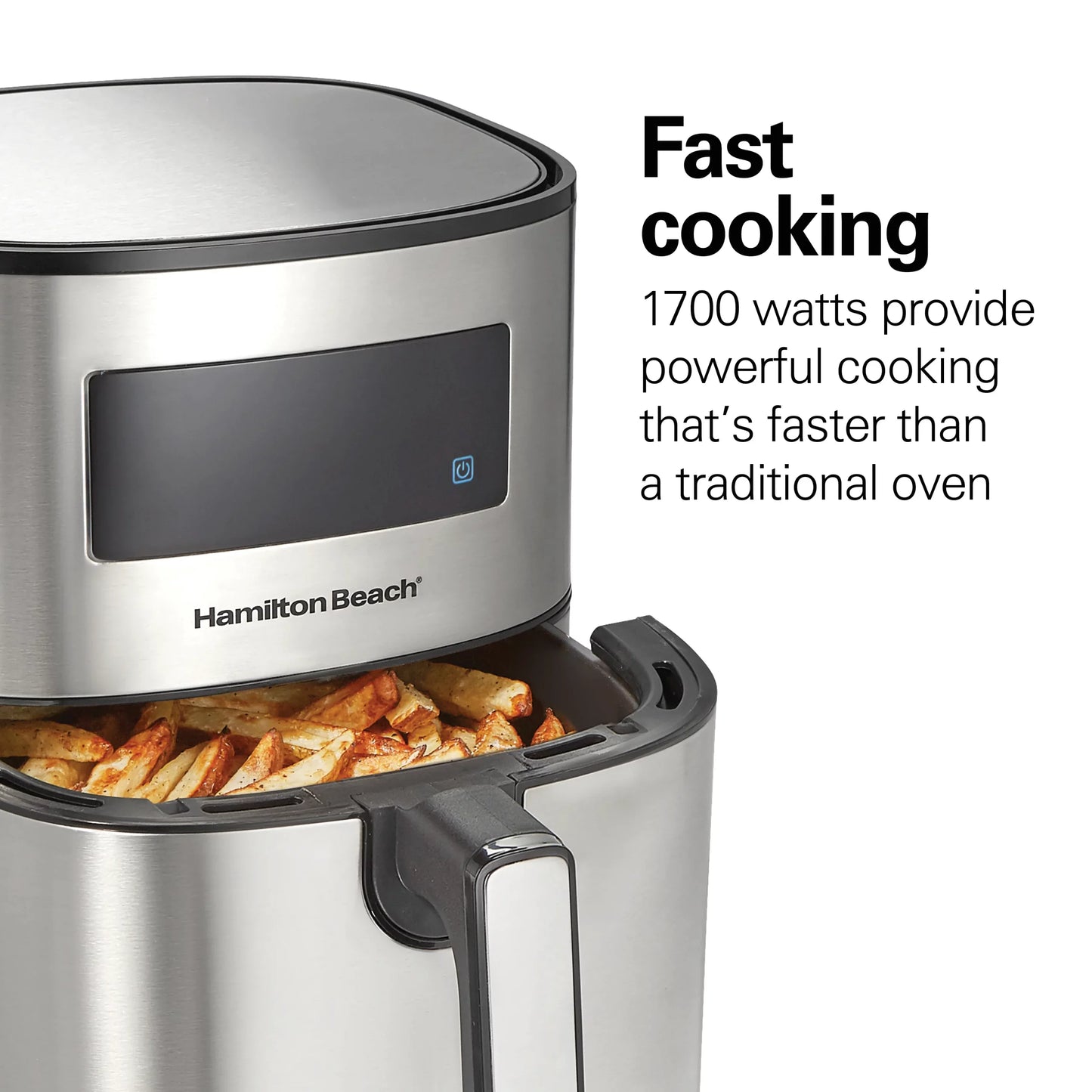 Hamilton Beach Digital Air Fryer with Nonstick Basket 5.6L, 1700 Watt (35075-ME)