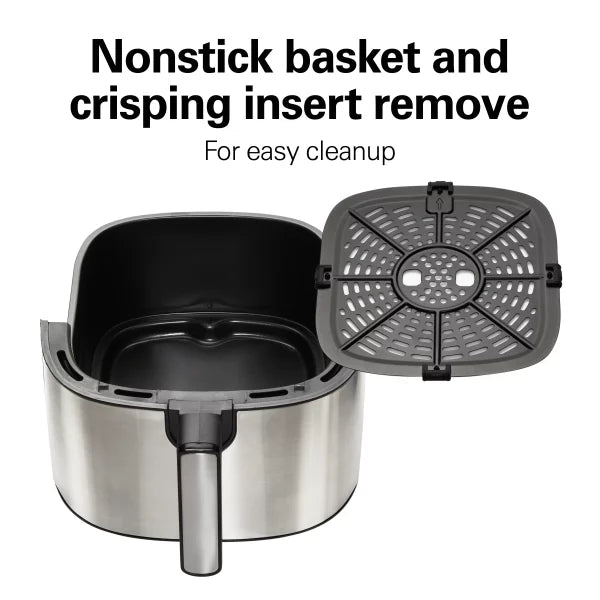 Hamilton Beach Digital Air Fryer with Nonstick Basket 5.6L, 1700 Watt (35075-ME)