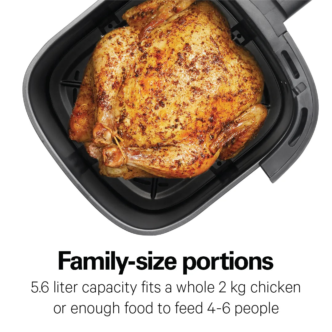 Hamilton Beach Digital Air Fryer with Nonstick Basket 5.6L, 1700 Watt (35075-ME)