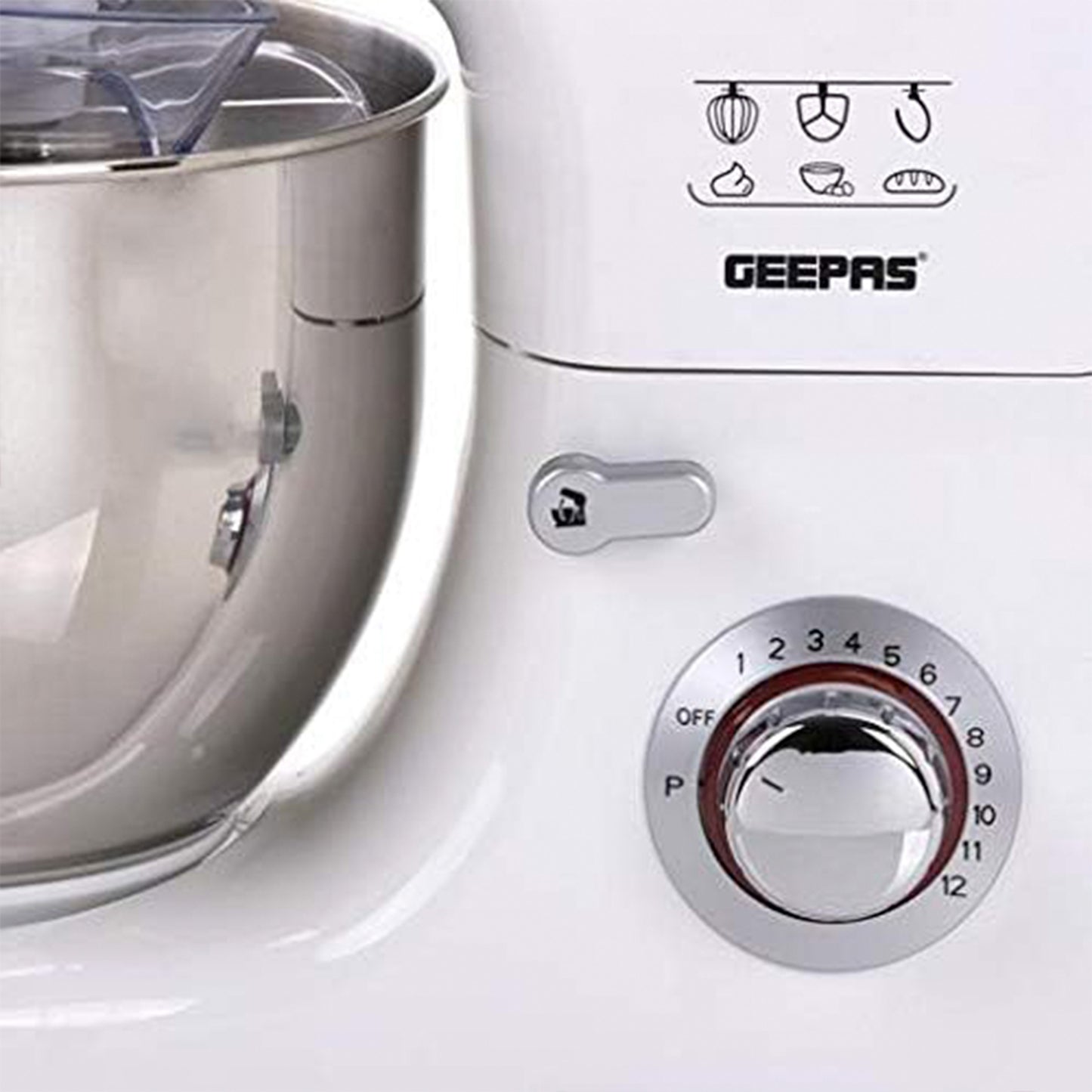 Geepas 5 In 1 Stand Mixer 800W (GSM43011)