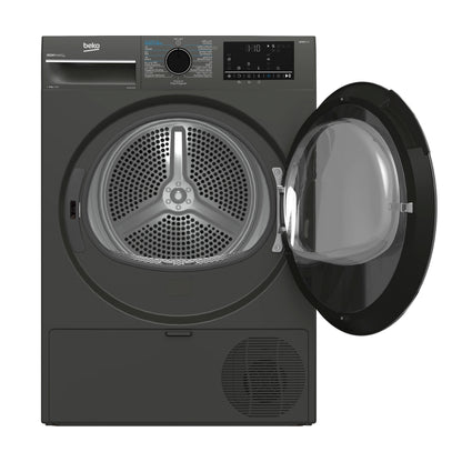 Beko Dryer 9 kg Inverter Heat Pump IronFinish Manhattan Gray A+++(-25%)