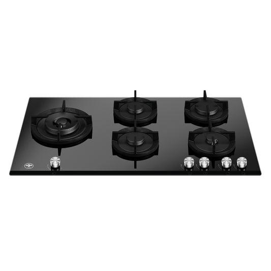 La Germania 90cm gas on glass , lateral dual wok (P905LLAGGN)
