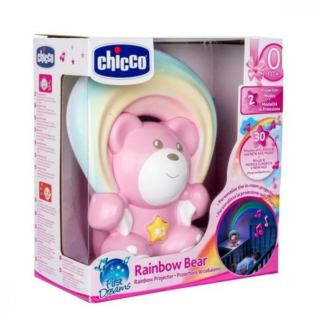Chicco First Dreams Rainbow Bear – Pink