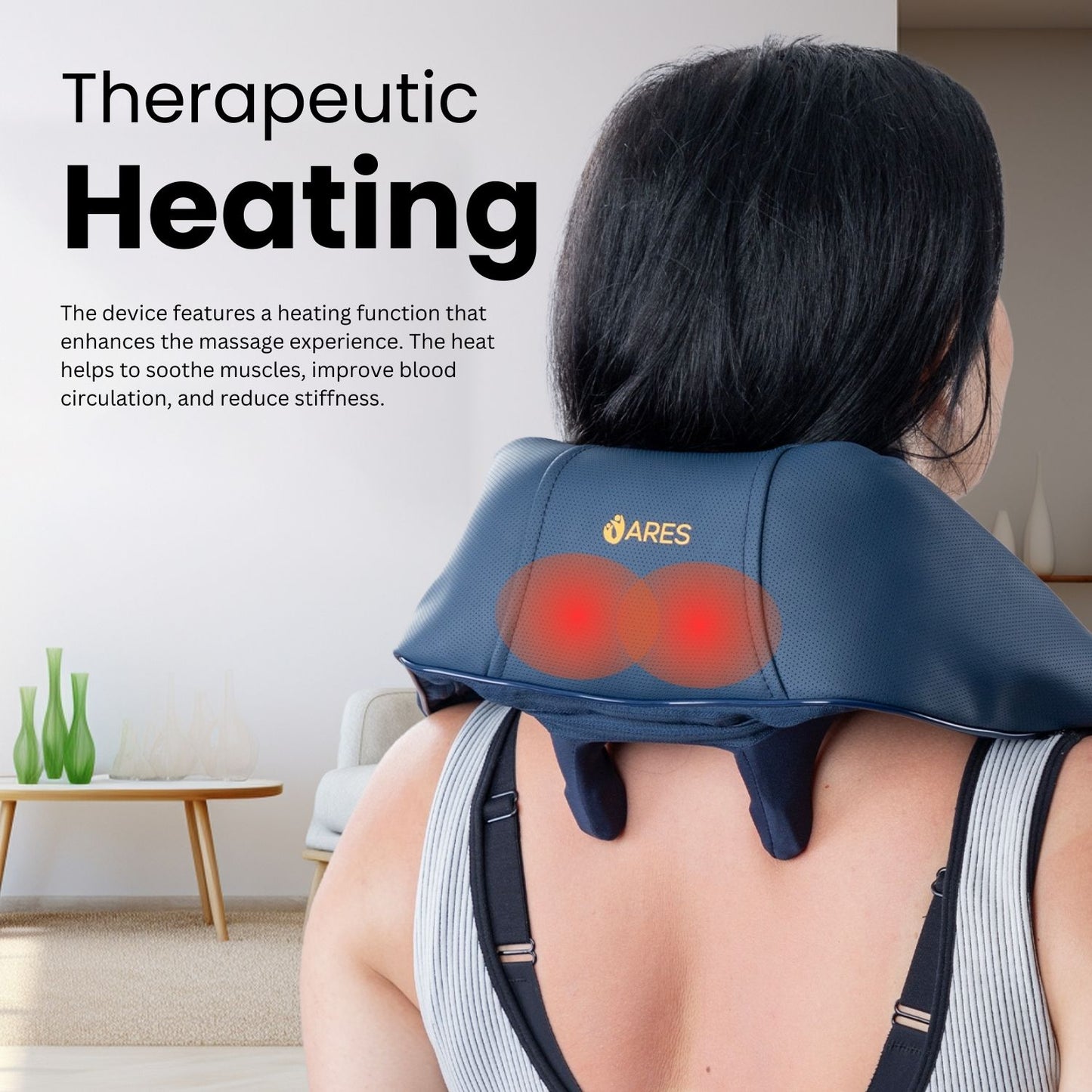 ARES uNeck- 6 Wireless Neck & Shoulders Massager