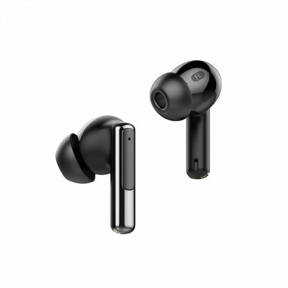 WiWU T33 ANC Pro Half In Ear 4 Mic ENC TWS, 54 Headphones, Noise Reduction IPX4 Waterproof, 40H Battery Fast Charging - Black