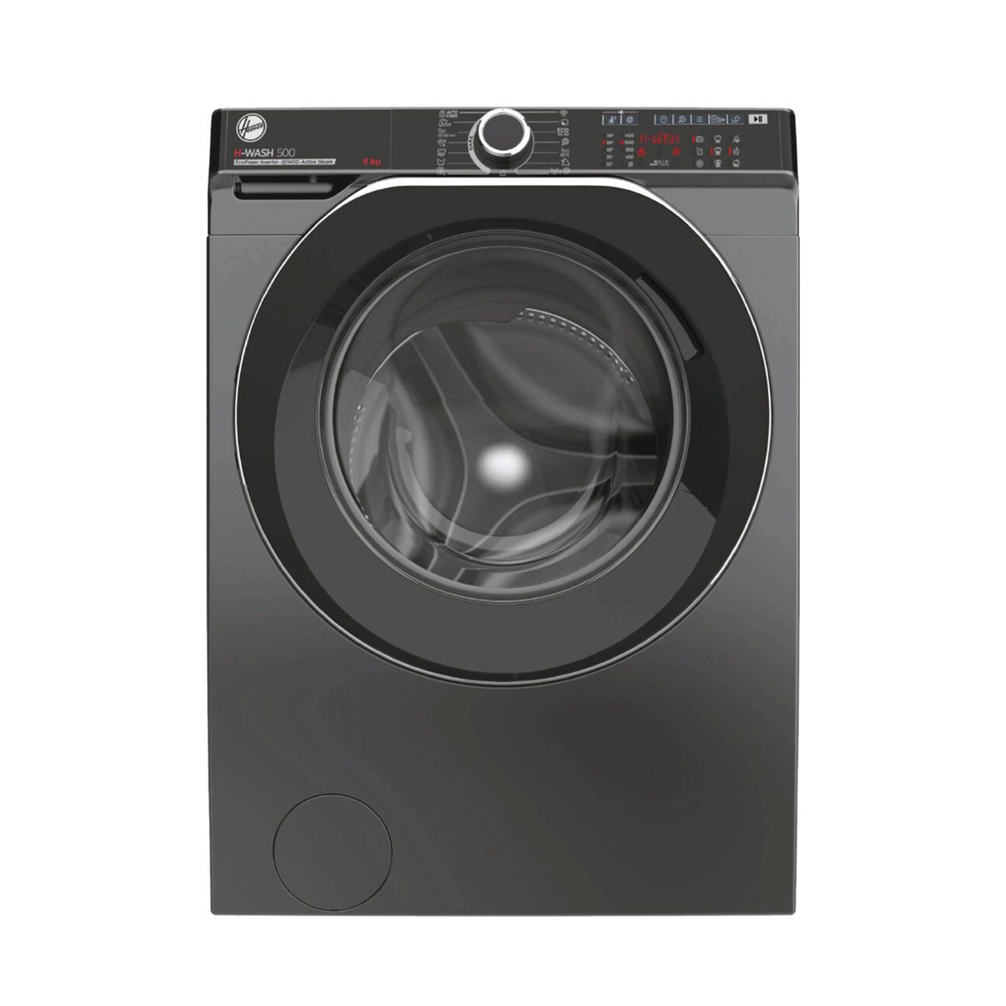 Hoover Washing Machine 9 KG 1400 RPM Smart Dark Silver