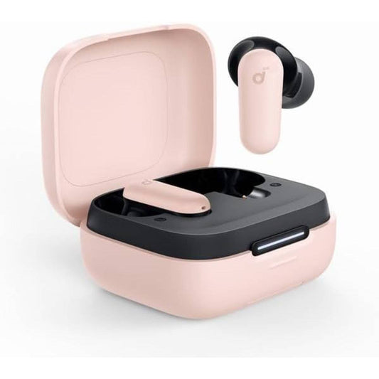 Soundcore By Anker R50i NC True Wireless Earbuds 10mm Drivers with Big Bass, Bluetooth 5.3, 45H Playtime, IP54, AI Clear Calls with 4 Mics, 22 Preset EQs via App - Pink - 18 Month Warranty