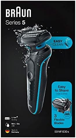 Braun Series 5 51-M1000s Foil shaver Black, Blue