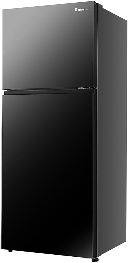 Hisense Refrigerator, 500L, 2 Door, Premium Black Glass Finish, Inverter RT549N4ABU2