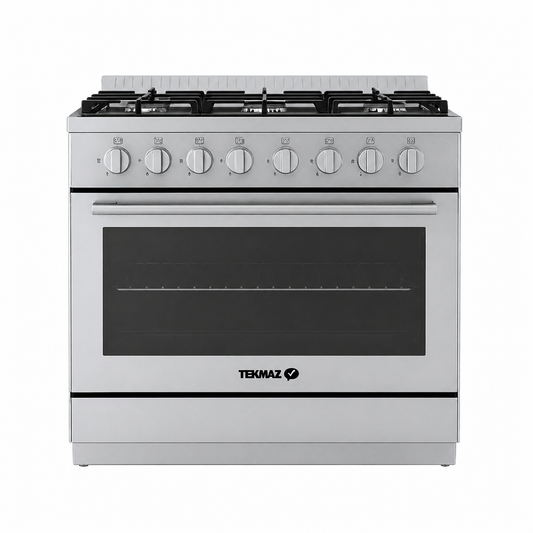 TEKMAZ Gas Oven – (90×60 cm, Stainless Steel)