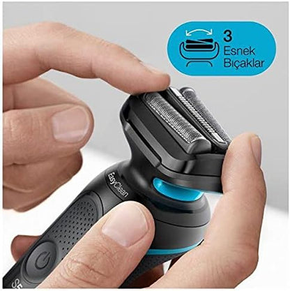 Braun Series 5 51-M1000s Foil shaver Black, Blue