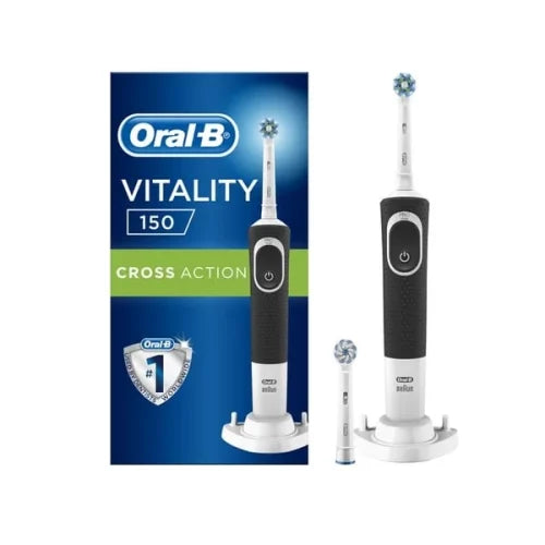 Oral-B Vitality 150 Cross Action Black Electric Toothbrush with 2-Minute Timer
