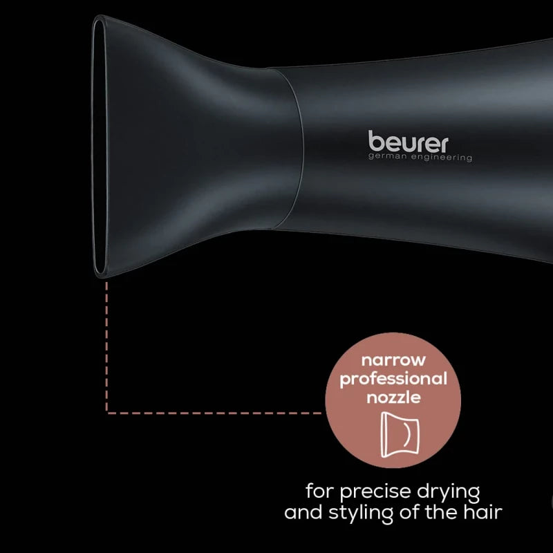 Beurer Hair Dryer HC 30 Compact and Powerful Hair Dryer for Daily Use