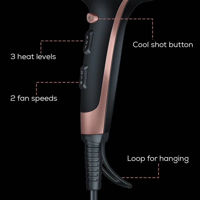 Beurer Hair Dryer HC 30 Compact and Powerful Hair Dryer for Daily Use