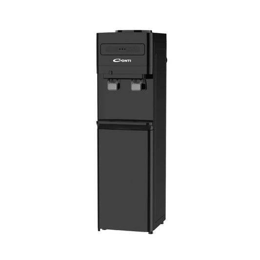 CONTI WD-F317-B Water Dispenser, Hot and Cold, Black, Top Load, 2.7L Cold/1.1L Hot