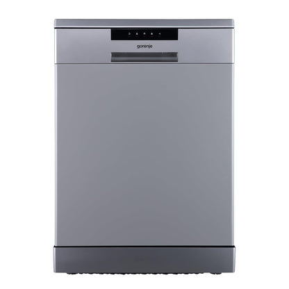 Gorenje GS643E10SME Freestanding Dishwasher – 14 Place Settings, 6 Programs, Half Load Function, Stainless Steel Tub, Silver Finish