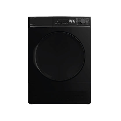 SHARP Dryer 9 KG Condensor Black