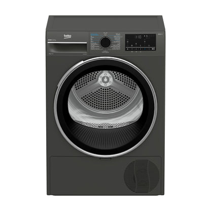 Beko Dryer 9 kg Inverter Heat Pump IronFinish Manhattan Gray A+++(-25%)