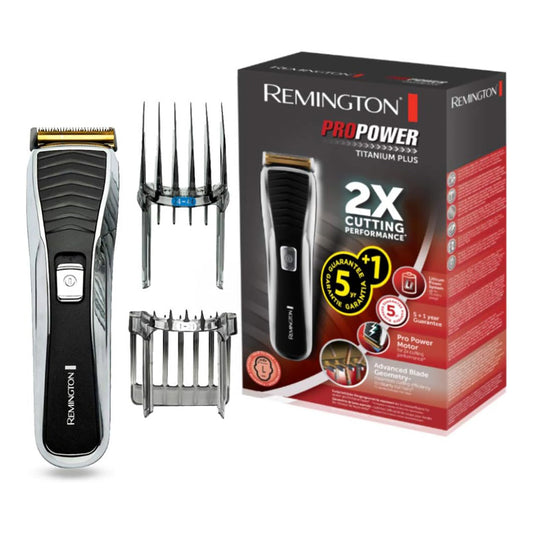 Remington ,Pro Power Titanium Plus Hair Trimmer, Black (HC7150)