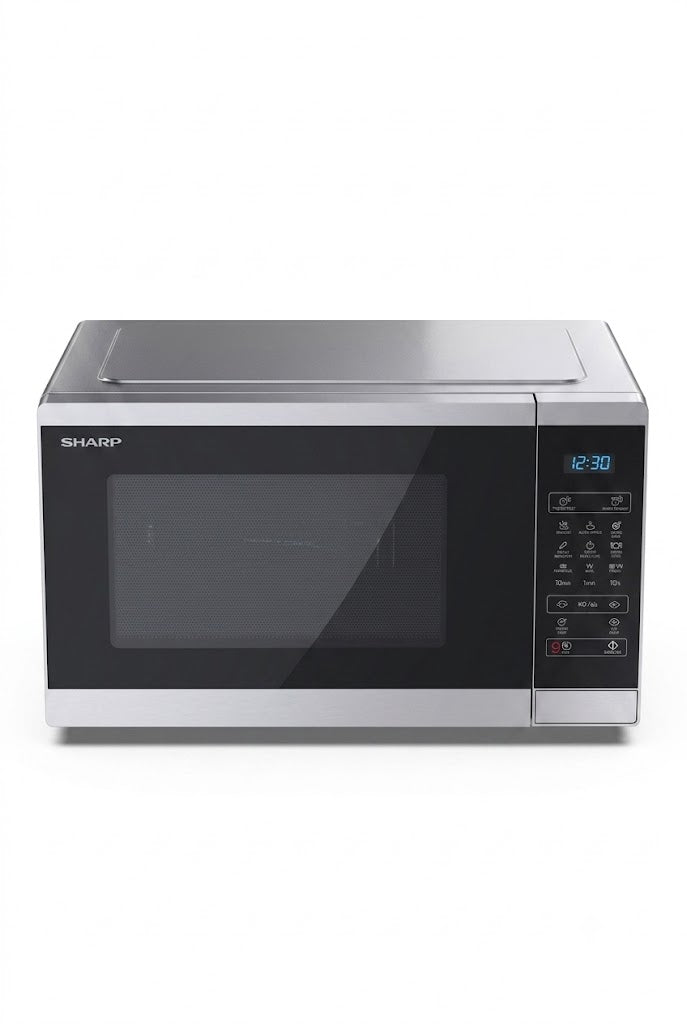 SHARP Microwave 25 Liter Grill Push Button Control Silver – R-25GRM-SL3