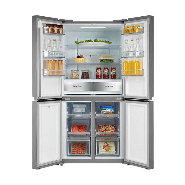 Midea 4 Door Refrigerator - 474Ltr - Stainless Steel - (MDRF632FGF46)