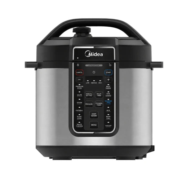 Midea Electric Pressure Multicooker - 6L - (MPC-6002SBSS-NPR)
