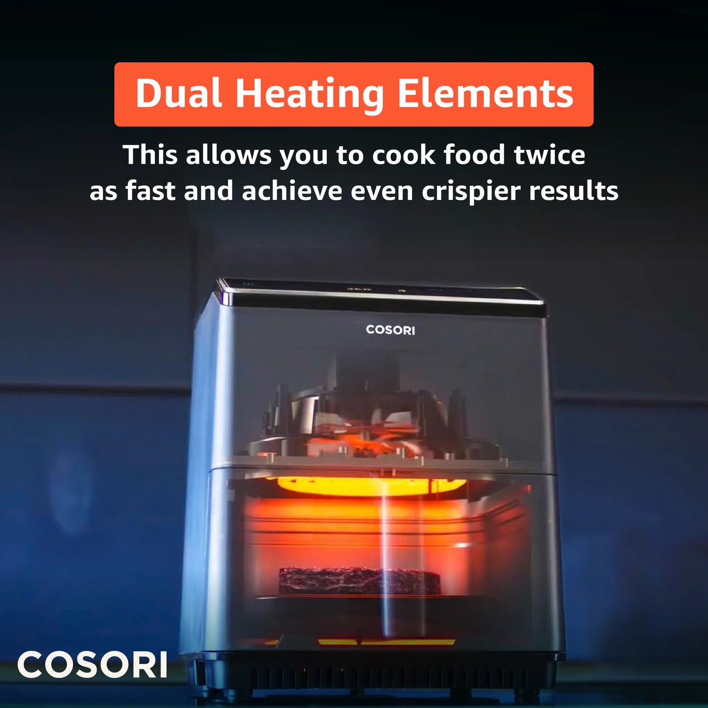 مقلاة كوسوري Dual Blaze Smart WiF Air Fryer سعة 6.4 لتر
