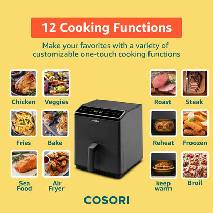 مقلاة كوسوري Dual Blaze Smart WiF Air Fryer سعة 6.4 لتر