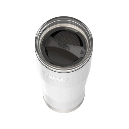 Thermos Water Bottle – Leak-Proof Tumbler 710 ml, White