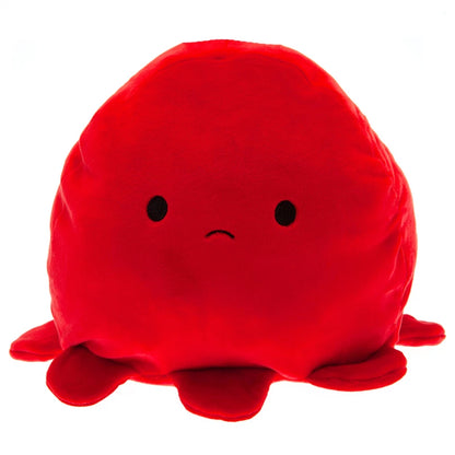 Liverpool FC Squishy Octopus Plush Toy, Reversible Mood, 17cm Tall
