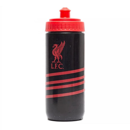 Liverpool FC Official Gym Toiletry Kit for Men Black 9 Piece Essentials Set Featuring Shampoo, Shower Gel, Deodorant, and More with Convenient Travel Sizes and Club Crest Detailing
