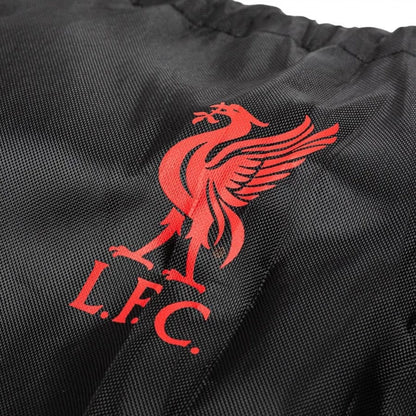 Liverpool FC Official Gym Toiletry Kit for Men Black 9 Piece Essentials Set Featuring Shampoo, Shower Gel, Deodorant, and More with Convenient Travel Sizes and Club Crest Detailing