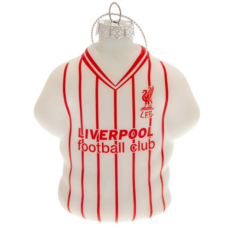Liverpool FC Official 3-Pack Christmas Bauble Set featuring Shirt Decorations, 70mm Diameter, Festive Holiday Ornament Collection, Perfect for Liverpool Fans, Club Merchandise