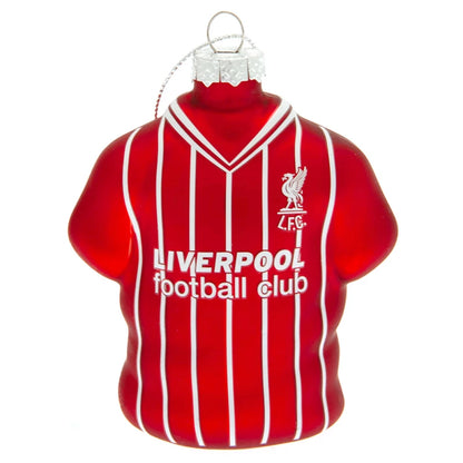 Liverpool FC Official 3-Pack Christmas Bauble Set featuring Shirt Decorations, 70mm Diameter, Festive Holiday Ornament Collection, Perfect for Liverpool Fans, Club Merchandise