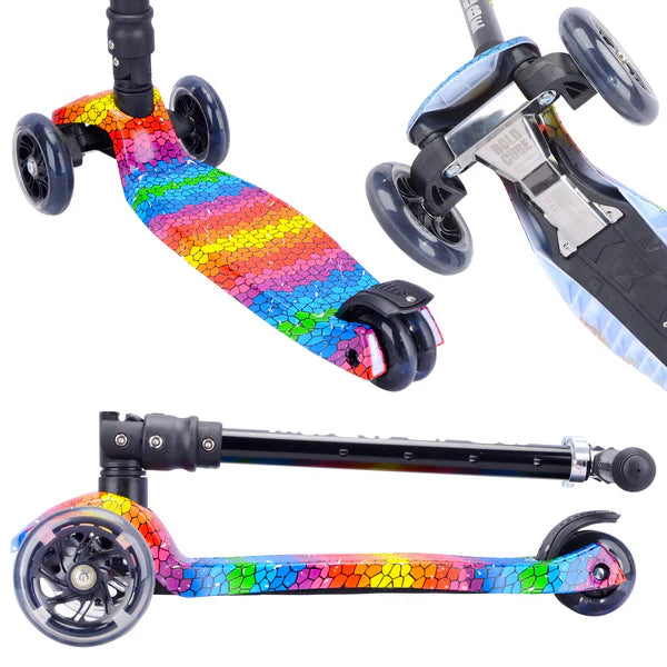 Boldcube – Big Three Wheel Scooter | Crystal Rubix | Ages 5-10