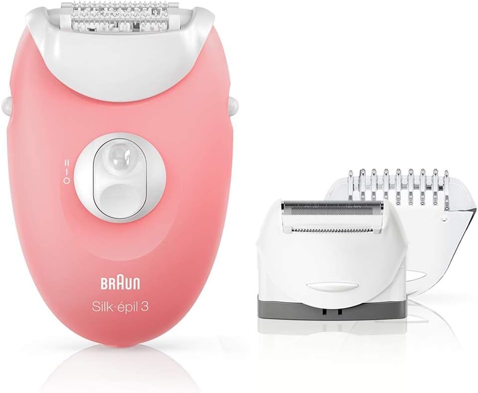 Braun Silk-Epil Epilator for Women, Pink (SE3-440)