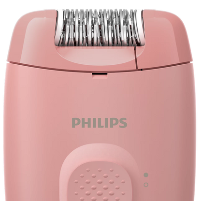 Philips Epilator Series 2000 Corded Compact Hair Removal, Washable Head, BRE229/00