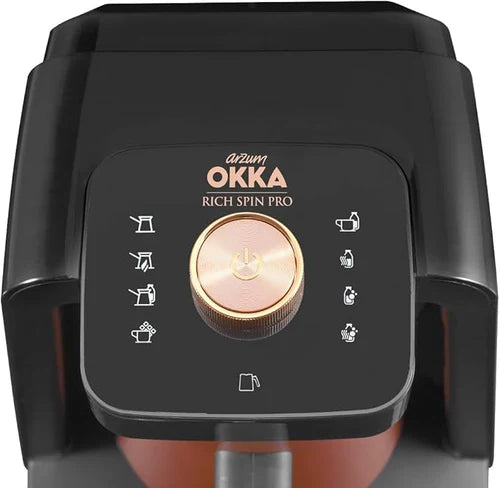 Arzum Okka Rich Spin Pro Turkish Coffee Maker OK0026 Bronze