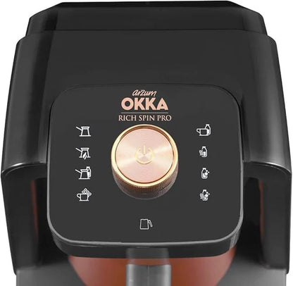 Arzum Okka Rich Spin Pro Turkish Coffee Maker OK0026 Bronze