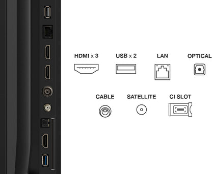 TCL 75V6C-UK 75" 4K Ultra HD, HDR TV, Smart TV Powered by Google TV (Dolby Audio, Voice Control, compatible with Google assistant, Chromecast built-in, 2025 New Model) [Energy Class E]