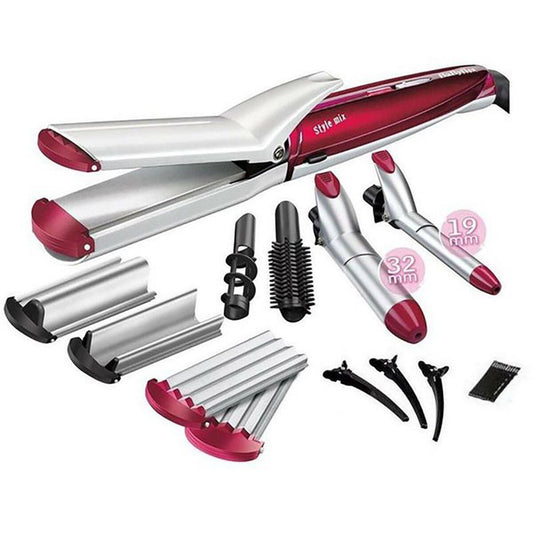 Babyliss Multi Styler 10-In-1 Ceramic Brush, Purple 10-in-1 Ceramic Brush (MS22SDE)