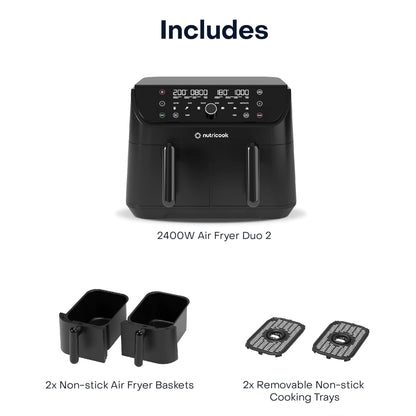 NUTRICOOK AIR FRYER DUO 8.5L (NC-AFD185)