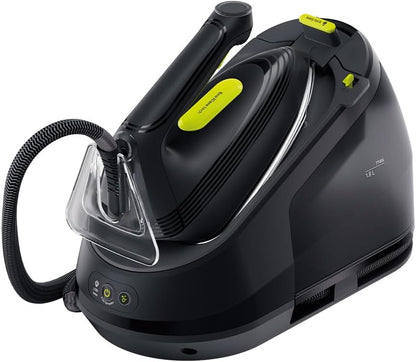 Braun CareStyle 3 IS3257BK, Steam Ironing Station with FreeGlide 3D Technology, 125 g/min Steam, Fast Heating, iCare Mode, Vertical Ironing, Removable 1.8 Litre Tank, 2200 W, Black