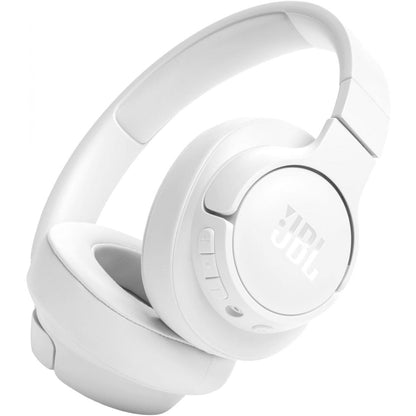 JBL Tune 720BT - Wireless Over-Ear Headphones with JBL Pure Bass Sound, Bluetooth 5.3, Up to 76H Battery Life and Speed Charge, Lightweight, Comfortable and Foldable Design (White)