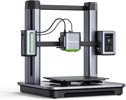AnkerMake M5 3D Printer, High-Speed, Speed Upgraded to 500 mm/s, Fast Mode, Smooth Detail, Easy to Use for Beginners, Error Detection with AI Camera, Auto-Leveling, Integrated Die-Cast Aluminum Alloy