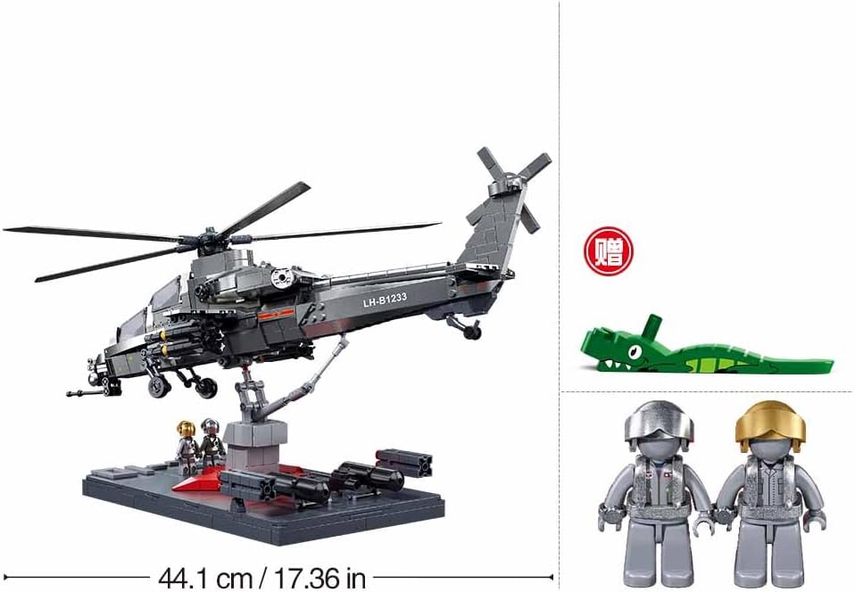 Sluban B1233 MB WZ-10S Attack Helicopter