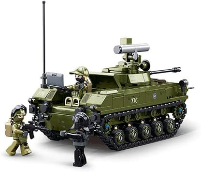 Sluban M38-B1250 BMD-2S Airborne Armored Vehicle, 516 Pieces