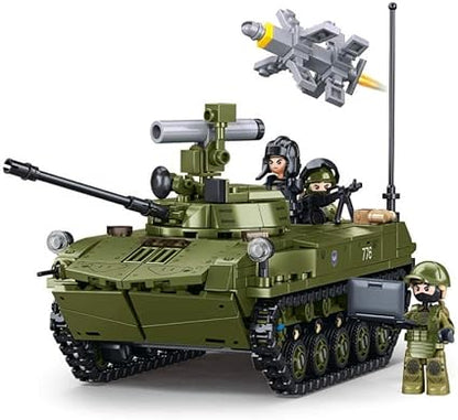 Sluban M38-B1250 BMD-2S Airborne Armored Vehicle, 516 Pieces