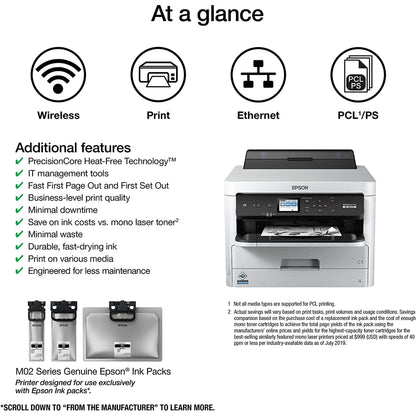 Epson Workforce Pro WF-M5299DW Workgroup Mono Duplex , Wireless & Network