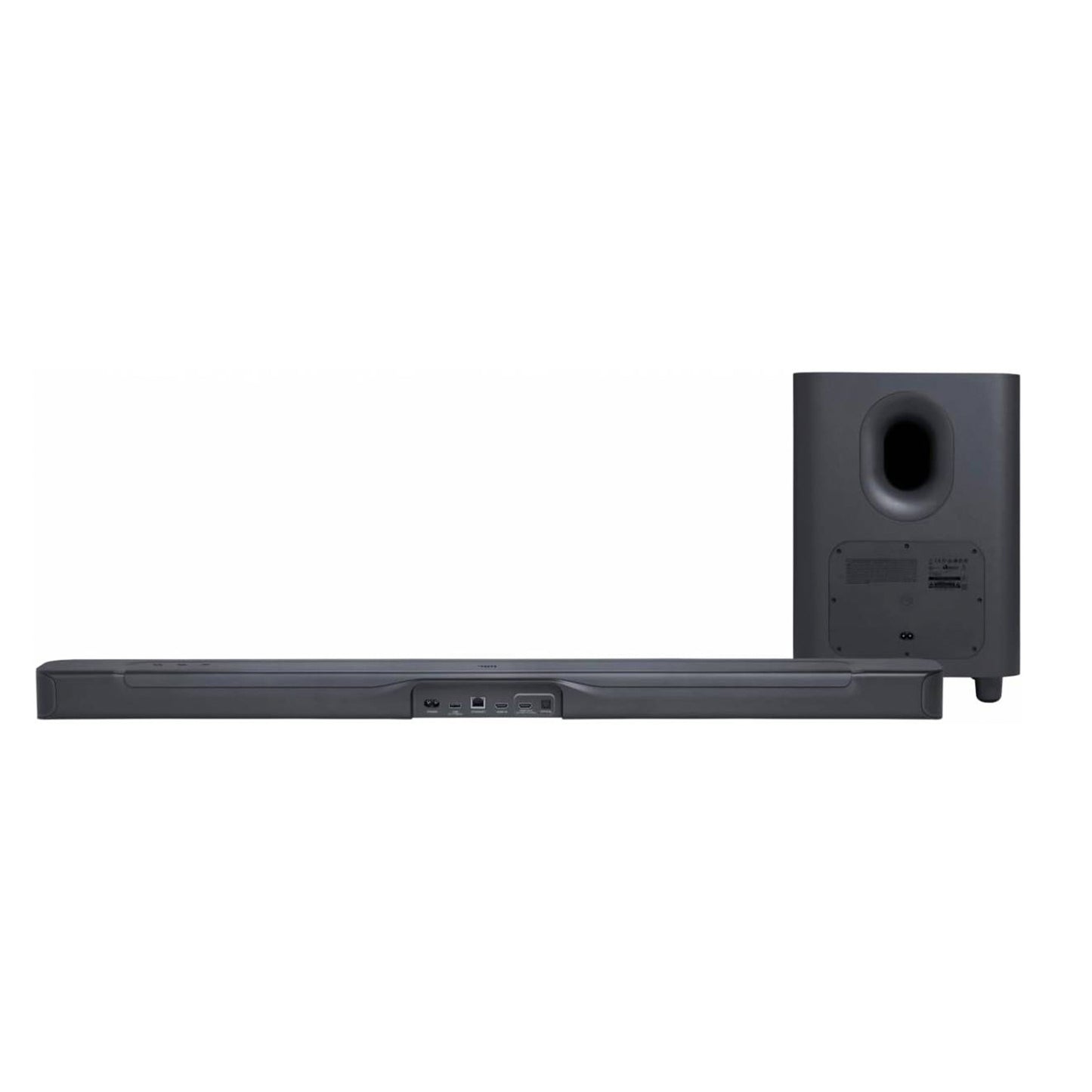 JBL Sound Bar Cinematic Dolby Atmos® 3D Surround Sound Technology 5.1-Channel Surround Sound System Total 590 Watts 10" Wireless subwoofer PureVoice Dialogue Enhancement Technology With MultiBeam